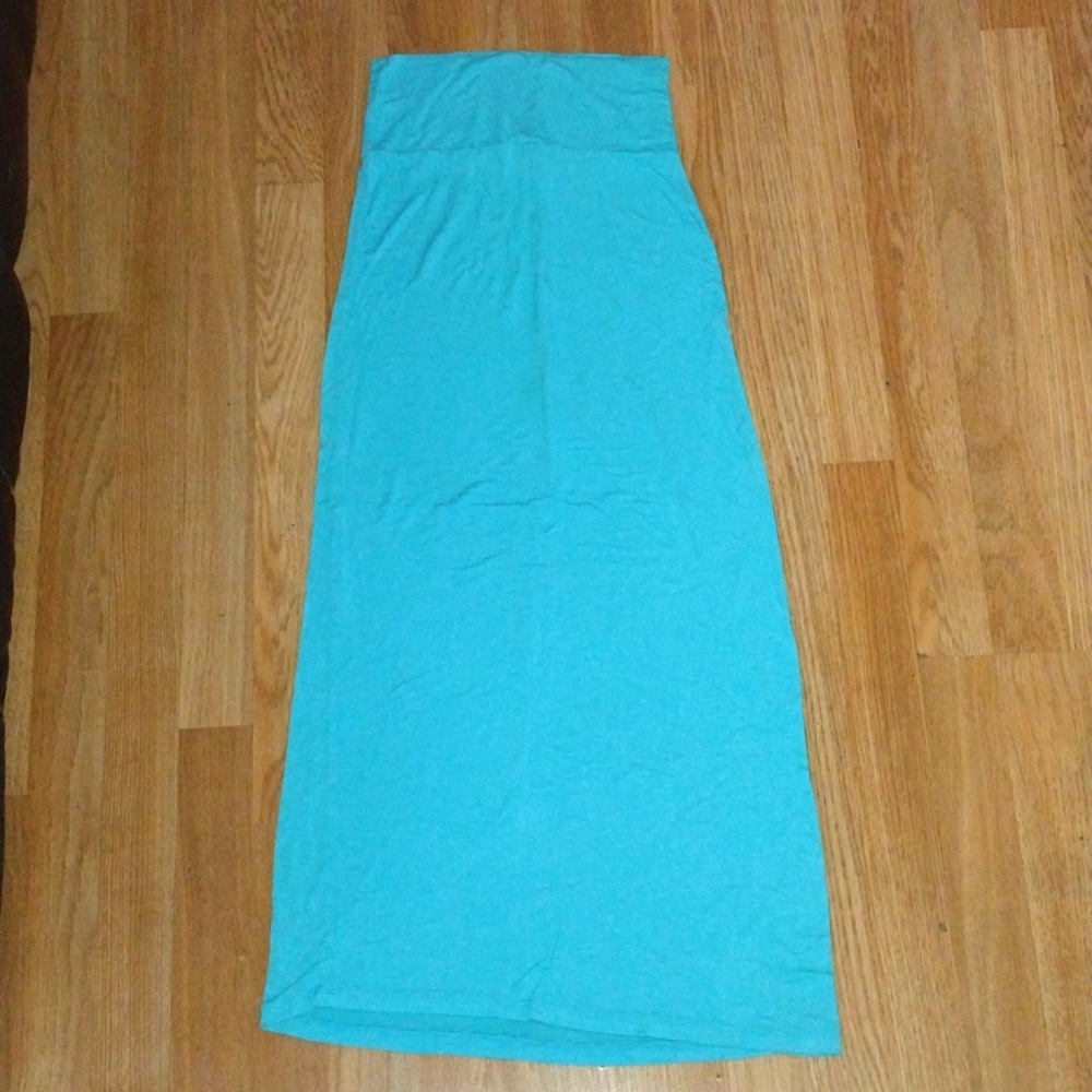 Light blue maxi skirt